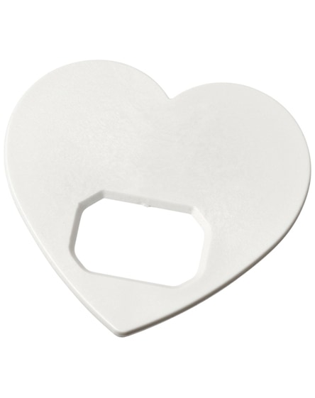 branded amour heart-shaped bottle opener