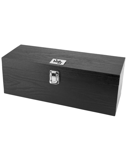 branded mino wine box and cheese board set