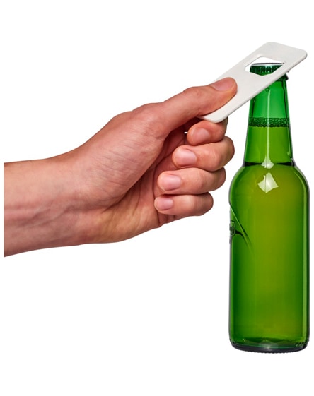 branded ojal rectangular-shaped bottle opener