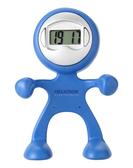 branded flexi alarm clock and smartphone holder