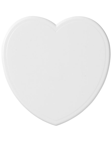 branded cait heart-shaped coaster
