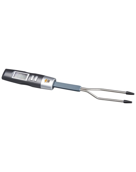 branded wells digital fork with thermometer
