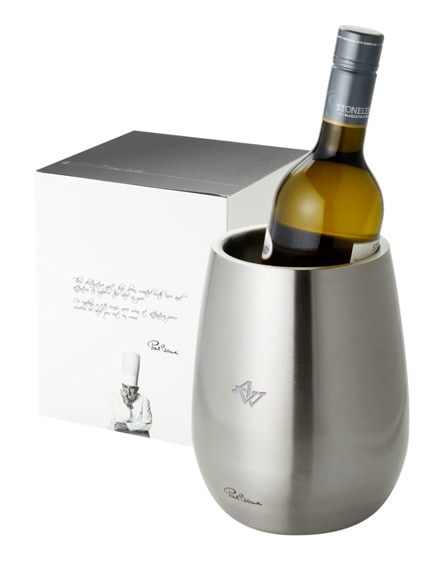 branded coulan double-walled stainless steel wine cooler