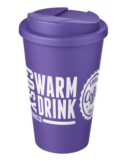 350ml spill proof branded reusable cups