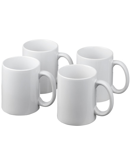 branded ceramic mug 4-pieces gift set