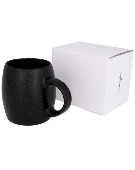 branded stone ceramic mug
