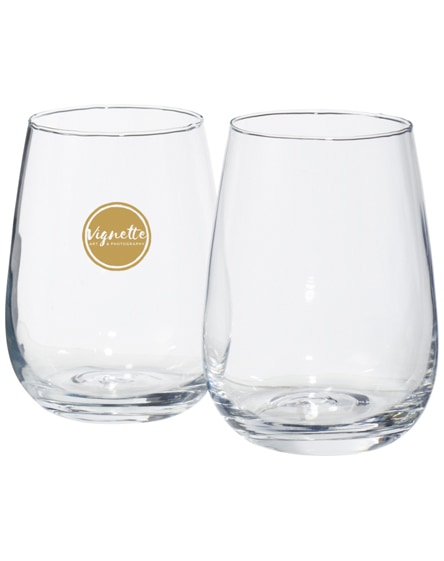 branded barola wine glass writing set