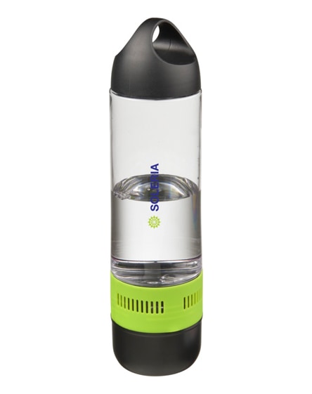 branded ace sports bottle with bluetooth speaker