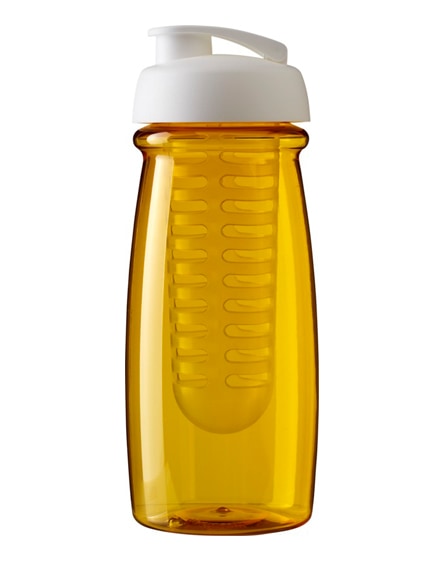 branded h2o pulse flip lid sport bottle & infuser