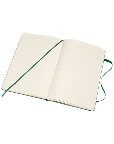 branded classic l hard cover notebook - ruled