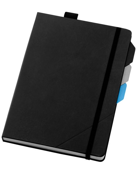 branded alpha notebook with page dividers
