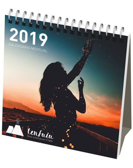 branded classic monthly desktop calendar soft cover