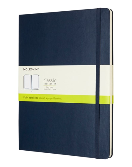 branded classic xl hard cover notebook - plain