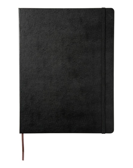 branded classic xl hard cover notebook - ruled