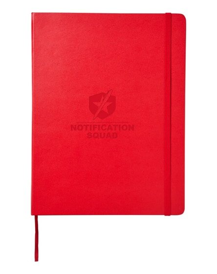 branded classic xl hard cover notebook - ruled