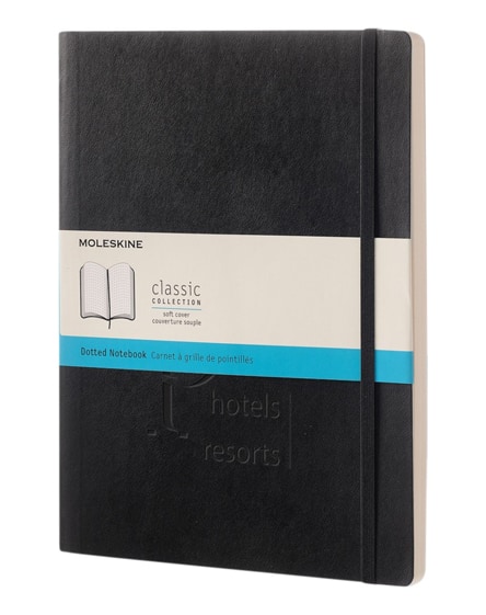 branded classic xl soft cover notebook - dotted