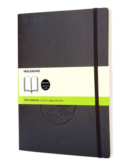 branded classic xl soft cover notebook - plain