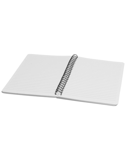 branded colour-block a5 spiral notebook