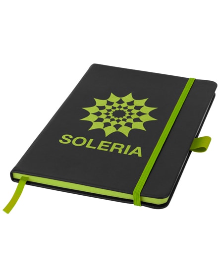 branded colour-edge a5 hard cover notebook