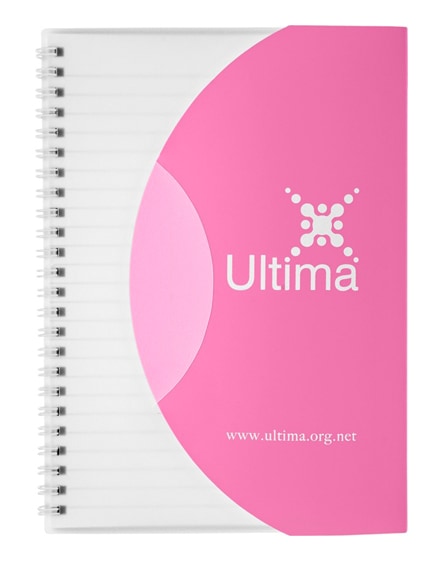 branded curve a6 notebook