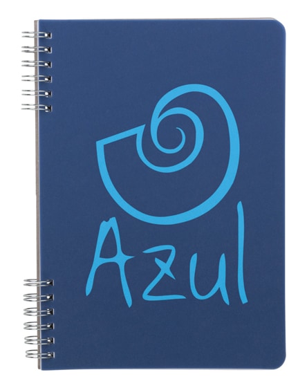 branded flex a5 spiral notebook