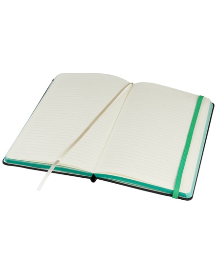 branded frappe fabric a5 hard cover notebook