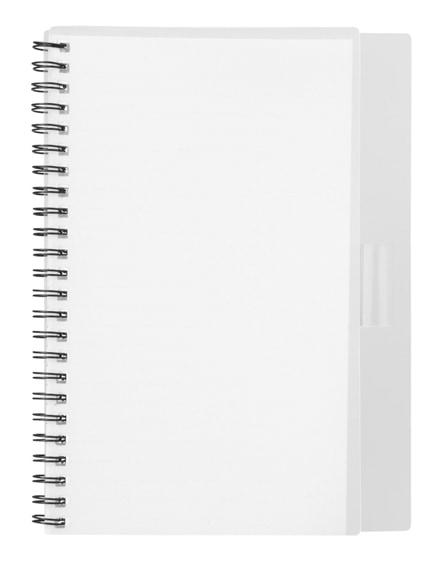 branded hyatt notebook with pen