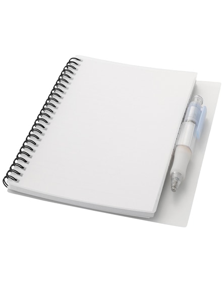 branded hyatt notebook with pen
