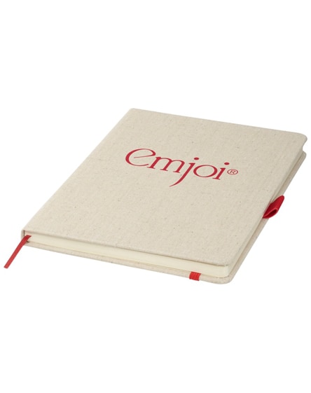 branded luna a5 canvas notebook