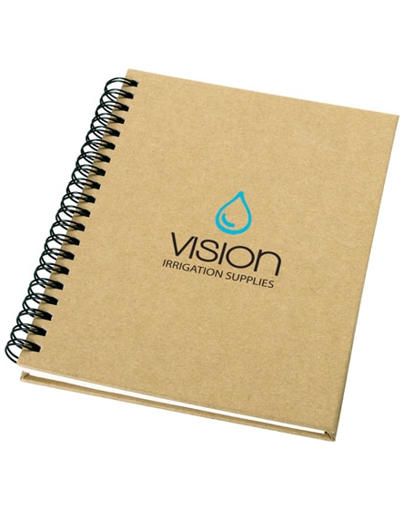 branded mendel recycled notebook
