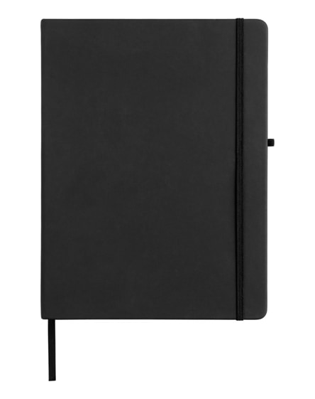 branded noir large notebook with lined pages