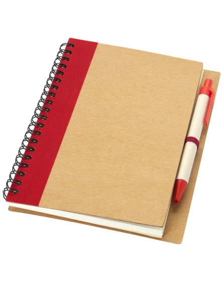 branded priestly recycled notebook with pen