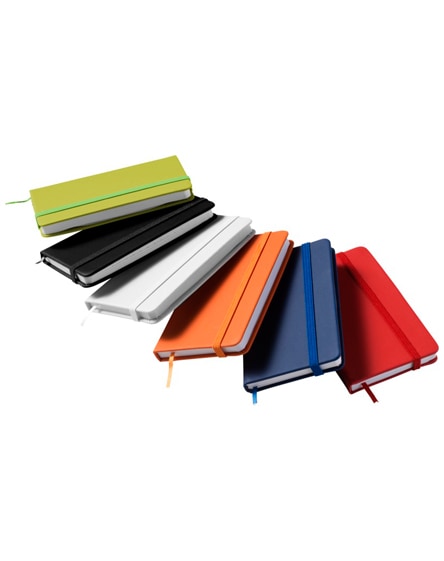 branded rainbow small hard cover notebook