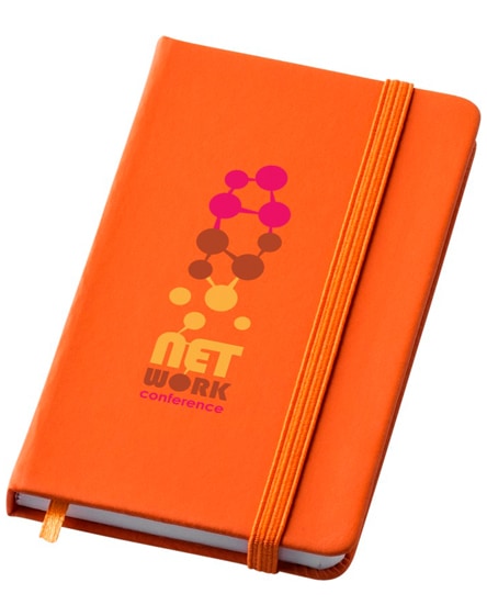 branded rainbow small hard cover notebook