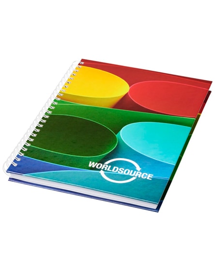 branded wire-o a4 notebook hard cover