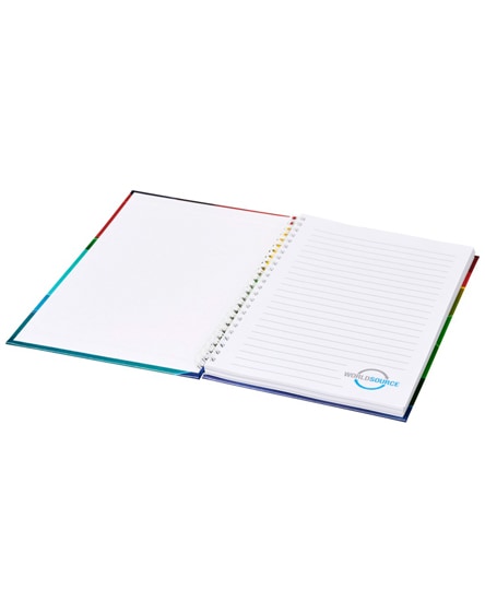 branded wire-o a5 notebook hard cover