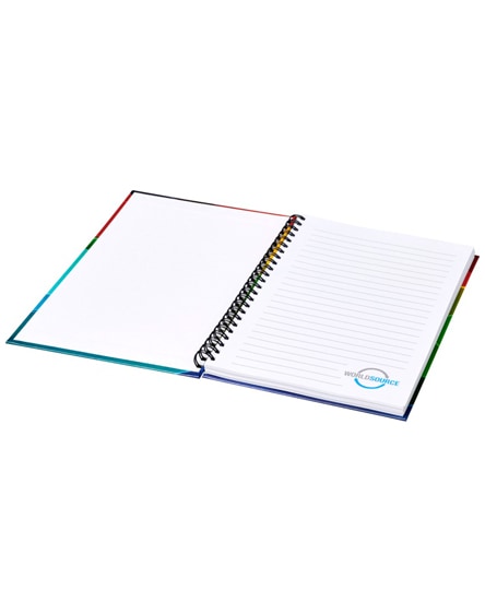 branded wire-o a5 notebook hard cover