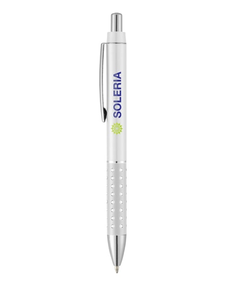 branded bling ballpoint pen with aluminium grip