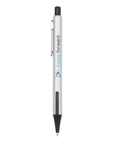branded milas ballpoint pen with rubber grips
