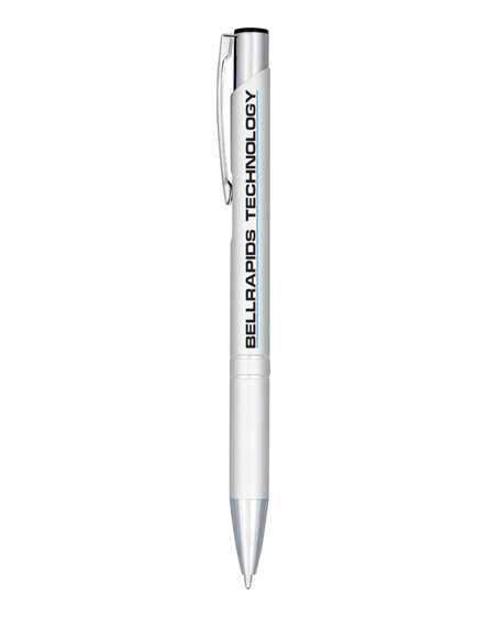 branded moneta anodized aluminium click ballpoint pen