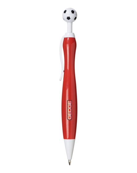 branded naples ballpoint pen with football-shaped clicker