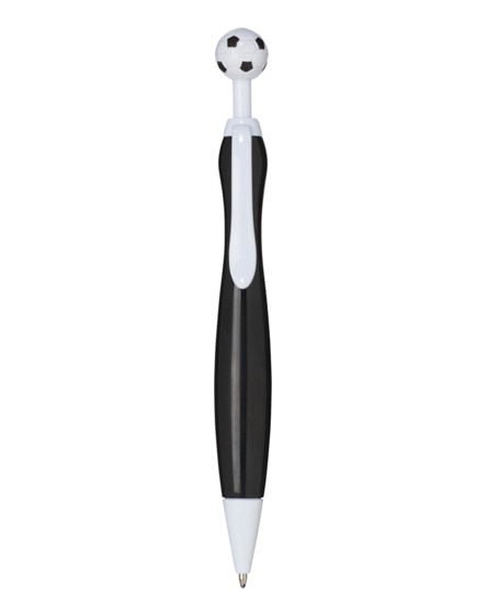 branded naples ballpoint pen with football-shaped clicker