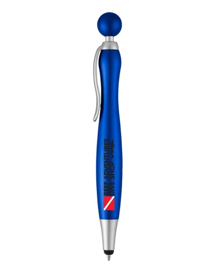 branded naples stylus ballpoint pen