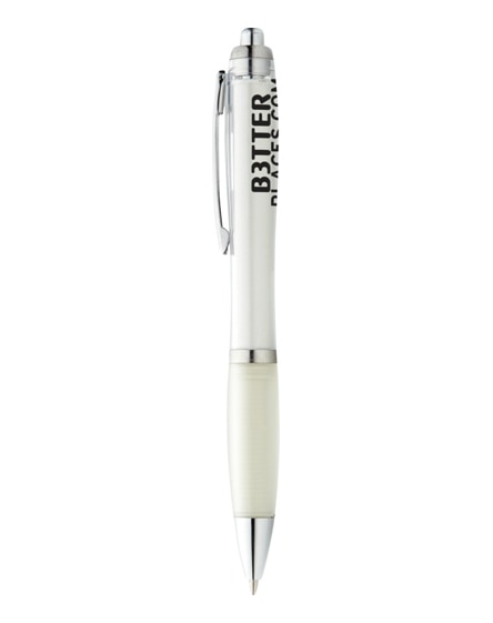 branded nash ballpoint pen coloured barrel and grip