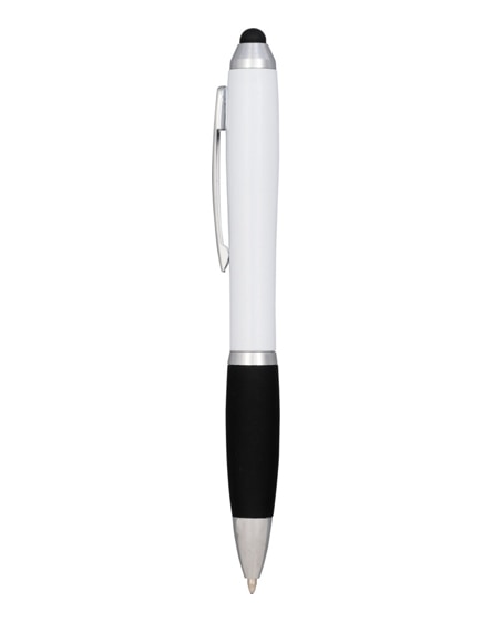 branded nash coloured stylus ballpoint pen with black grip