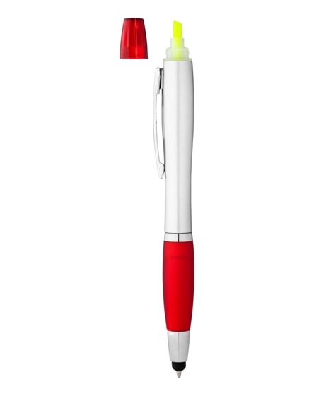 branded nash stylus ballpoint pen and highlighter