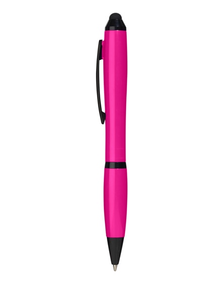 branded nash stylus ballpoint pen with coloured grip
