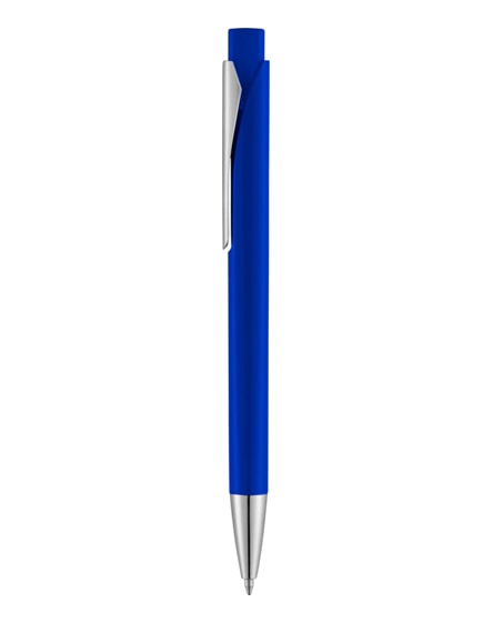 branded pavo ballpoint pen with squared barrel