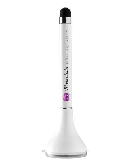 branded sheanti stylus ballpoint pen and screen cleaner