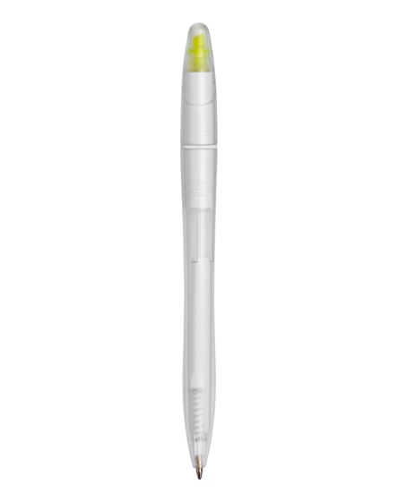 branded sprint ballpoint pen with highlighter